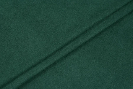 Ткань костюмная замша однотонная, Maks Style, цвет изумрудный, арт. MS- 3248 D-7