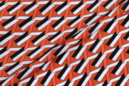 Ткань плательно-блузочная штапель, Maks Style, вискоза 100%,fashion, арт. MS- 1215 D-2