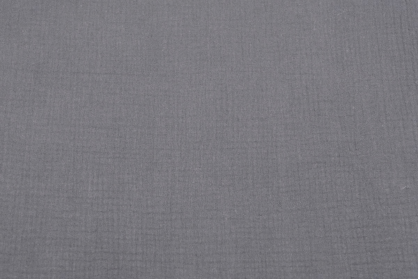 Ткань плательно-блузочная муслин однотонный, Maks Style, хлопок 100%, цвет серый, арт. 1162 D-16