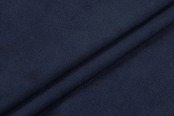 Ткань костюмная замша однотонная, Maks Style, цвет синий, арт. MS- 3248 D-10