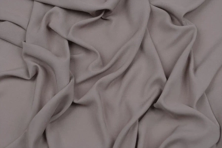 Ткань плательно-блузочная штапель однотонный, Maks Style, вискоза 100%, цвет коричневый, арт. MS- 2453 D-6