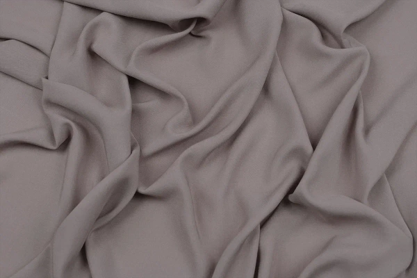 Ткань плательно-блузочная штапель однотонный, Maks Style, вискоза 100%, цвет коричневый, арт. MS- 2453 D-6