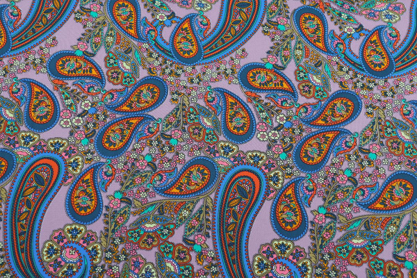 Ткань плательно-блузочная шифон,  Maks Style, огурцы, арт. SI-3778-18 D-1012314 C-F