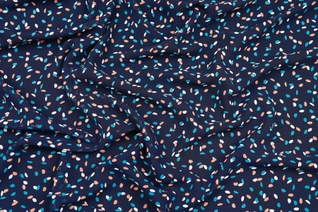 Ткань плательно-блузочная шифон, Maks Style, камушки, арт MS- 1195 D-7 C-1