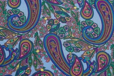 Ткань плательно-блузочная шифон, Maks Style, огурцы, арт. SI-3778-18 D-1012314 C-E