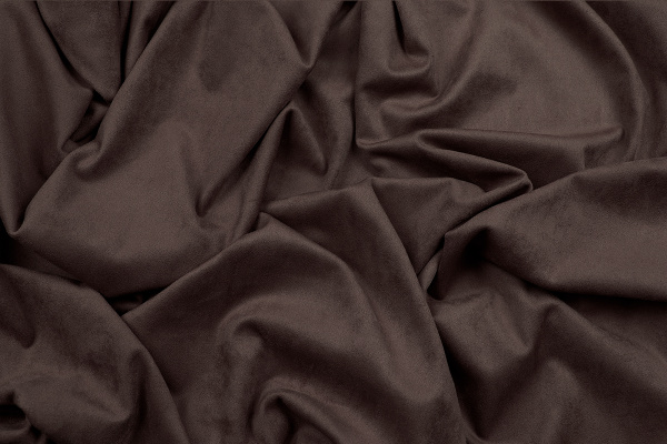 Ткань костюмная замша однотонная, Maks Style, цвет коричневый, арт. MS- 3248 D-11 