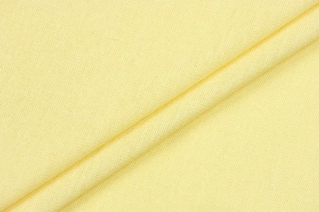 Ткань плательно-костюмная лён вискоза хлопок однотонный, Maks Style, цвет желтый, арт. MS- 1160 D-18