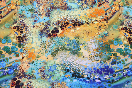 Ткань плательно-блузочная вискоза сатин, Maks Style вискоза 100%, абстракция, арт. D- 58