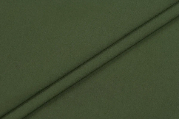 Ткань плательно-блузочная хлопок поплин однотонный, Maks Style, хлопок 100%, цвет оливковый, арт. 1159 D-11