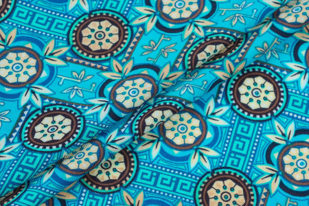 Ткань плательно-блузочная штапель, Maks Style, вискоза 100%, абстракция, арт. 3021 D-3