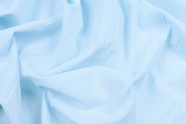 Ткань плательно-блузочная марлевка однотонная, Maks Style, хлопок 100%, цвет голубой, арт. 1114 D-6