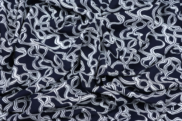 Ткань плательно-блузочная вискоза нейлон, Maks Style, вискоза 80%, нейлон 20%, арт. MS- 1173 D- 45