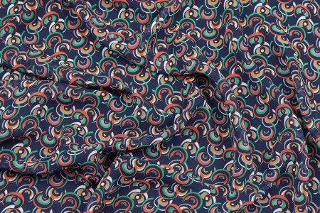 Ткань плательно-блузочная шифон,  Maks Style, арт SI- 3778-18 D-101350B C-A