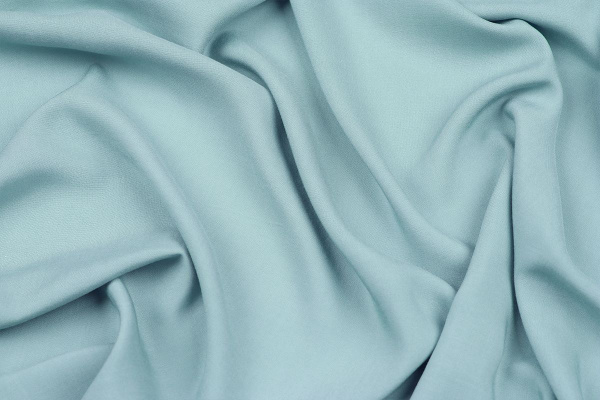 Ткань плательно-блузочная штапель однотонный, Maks Style, вискоза 100%, цвет серо-голубой, арт. MS- 2453 D-35