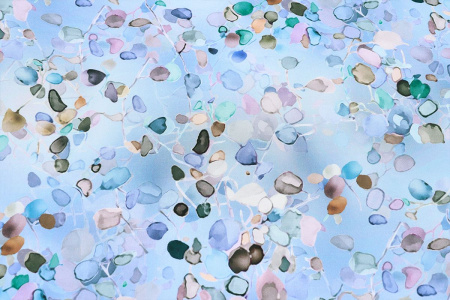 Ткань плательно-блузочная вискоза сатин, Maks Style, вискоза 100%, арт. D- 55