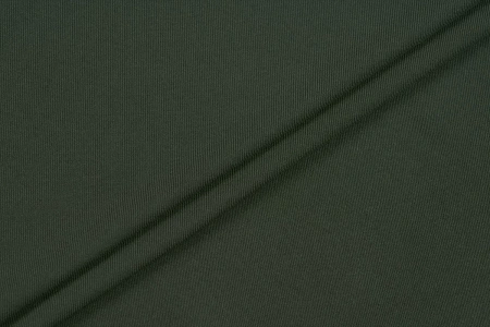 Ткань плательно-блузочная вискоза твил однотонный, Maks Style, вискоза 100%, цвет темно-зеленый, арт. 2881 D-16