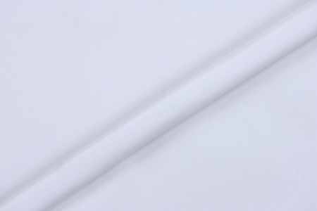 Ткань плательно-блузочная хлопок поплин однотонный, Maks Style, хлопок 100%, цвет белый, арт. 1159 D-1