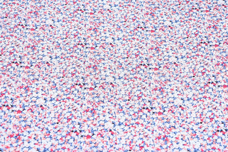 Ткань плательно-блузочная штапель, Maks Style, вискоза 100%, цветочный принт сиреневый, арт. MS- 2201 D-27