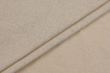Ткань плательно-костюмная лён вискоза однотонная, Maks Style, цвет бежевый, арт. MS- 1161 D-3