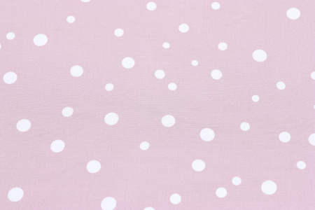 Ткань плательно-блузочная штапель, Maks Style, вискоза 100%, розовый принт горох, арт. MS- 1146 D-31 C-5