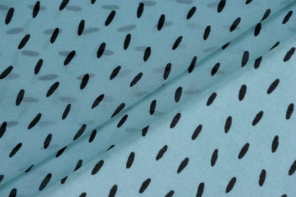 Ткань плательно-блузочная шифон, Maks Style, камушки арт. MS- 1195 D-10 C-1