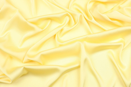 Ткань плательно-блузочная однотонная Армани шелк, Maks Style, цвет желтый, арт 1132 D-34