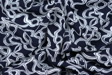 Ткань плательно-блузочная вискоза нейлон, Maks Style, вискоза 80%, нейлон 20%, арт. MS- 1173 D- 45