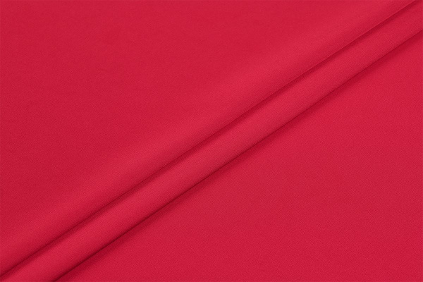 Ткань плательно-блузочная однотонная Армани шелк, Maks Style, цвет красный, арт 1132 D-27