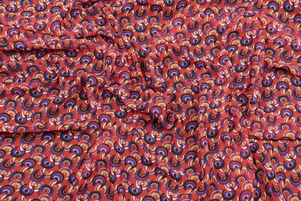 Ткань плательно-блузочная шифон, Maks Style, арт SI- 3778-18 D-101350B C-D