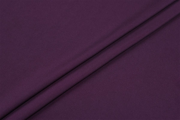 Ткань плательно-блузочная однотонная Армани шелк, Maks Style, цвет фиолетовый, арт 1132 D-25