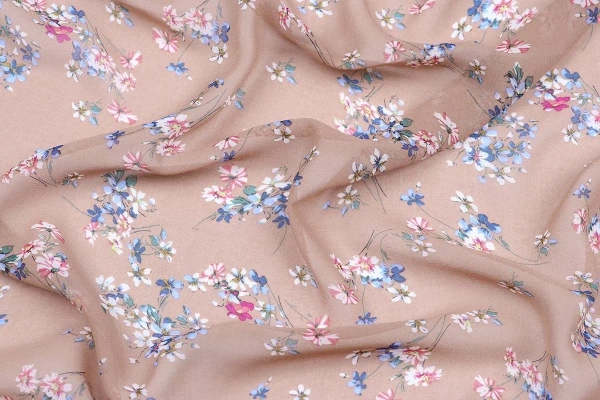 Ткань плательно-блузочная шифон, Maks Style, арт MS- 1242 D-3 C-3