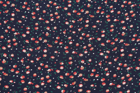 Ткань плательно-блузочная штапель, Maks Style, вискоза 100%, цветочный принт, арт. MS-1146 D-25-1