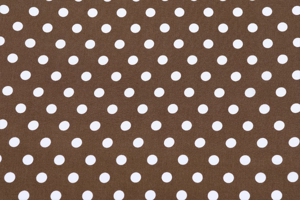 Ткань плательно-блузочная штапель, Maks Style, вискоза 100%, коричневый принт горох, арт. MS- 1146 D-29 С-8