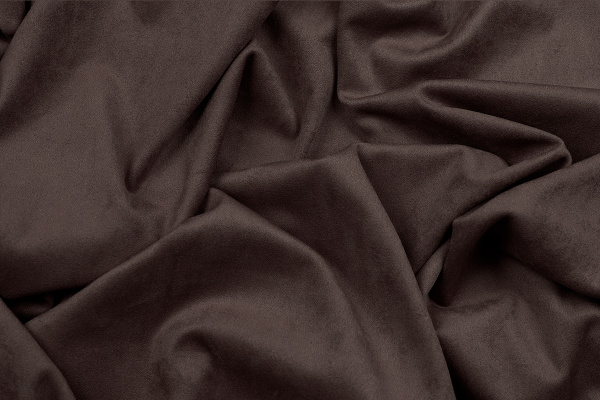 Ткань костюмная замша однотонная, Maks Style, цвет коричневый, арт. MS- 3248 D-11 