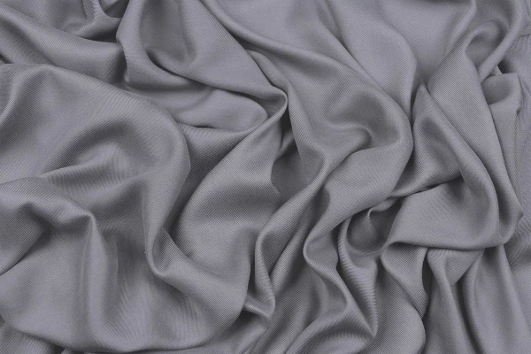Ткань плательно-блузочная вискоза твил однотонный, Maks Style, вискоза 100%, цвет серый, арт. 2881 D-9