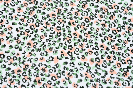 Ткань плательно-блузочная шифон, Maks Style, цветочный принт, арт. MS- 1234 D- 10 C-2