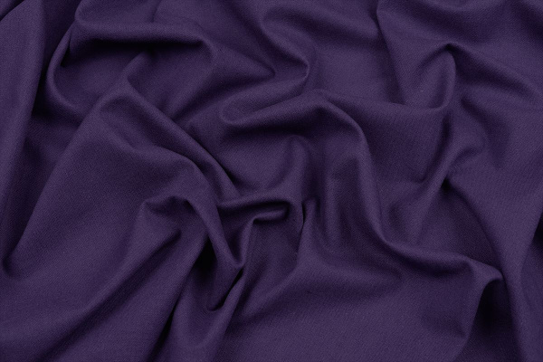 Ткань плательно-костюмная лён вискоза хлопок однотонный, Maks Style, цвет фиолетовый, арт. MS- 1160 D-28