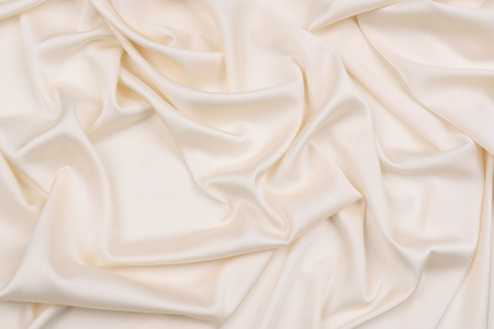 Ткань плательно-блузочная однотонная Армани шелк, Maks Style, цвет светло-бежевый, арт 1132 D-5