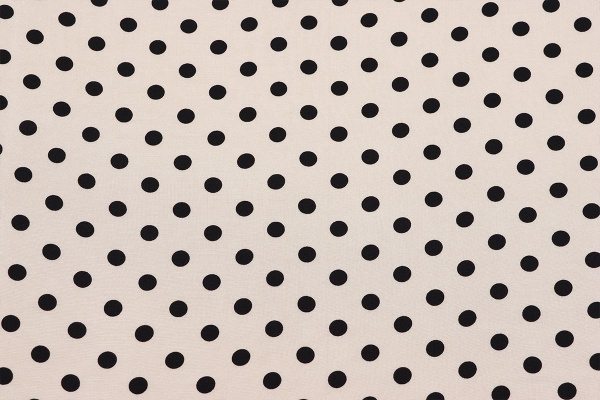 Ткань плательно-блузочная штапель, Maks Style, вискоза 100%, темно-бежевый принт горох, арт. MS- 1146 D-28 С-8