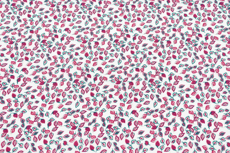 Ткань плательно-блузочная штапель, Maks Style, вискоза 100%, листья, арт. MS-1120-1 D-21