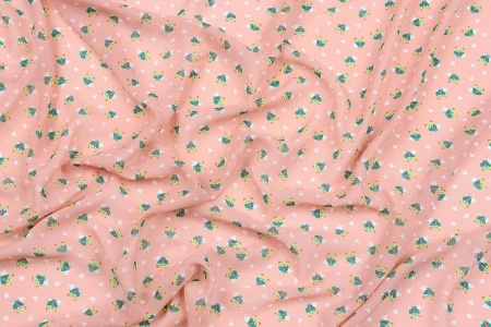 Ткань плательно-блузочная шифон, Maks Style, совы, арт. 2493 D-16 C-2