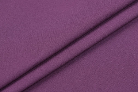 Ткань плательно-блузочная хлопок поплин однотонный, Maks Style, хлопок 100%, цвет фиолетовый, арт. 1159 D-16