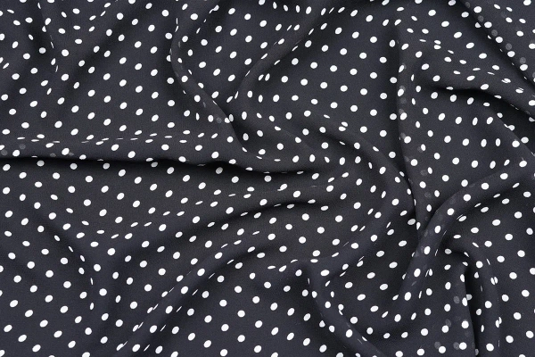 Ткань плательно-блузочная шифон, Maks Style, горох, арт MS- 1234 D-LS210578-1D C-4