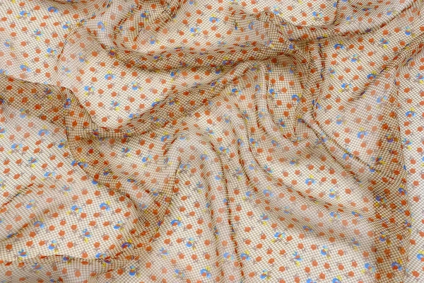 Ткань плательно-блузочная шифон, Maks Style, цветочный принт, арт. 4197-1 D 008755