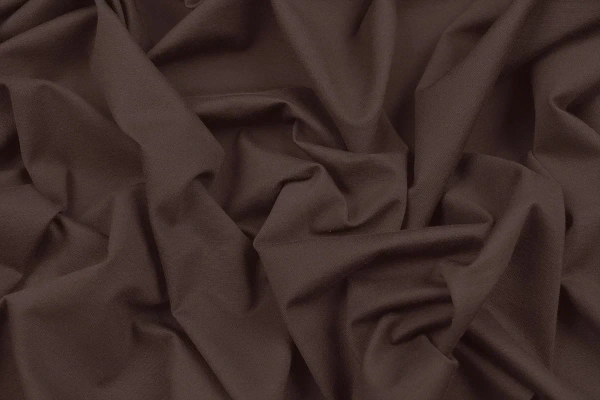 Ткань трикотажная однотонная, Нейлон Рома Джерси 520гр., Maks Style, цвет коричневый, арт. MS- 2025 D-4
