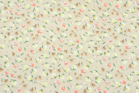 Ткань плательно-блузочная шифон, Maks Style, цветочный принт, арт. MS- 1234 D-78 C-1