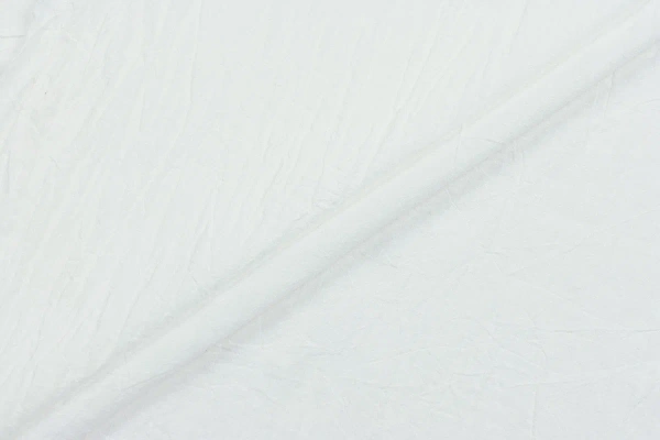 Ткань плательно-блузочная марлевка однотонная, Maks Style, хлопок 100%, цвет белый, арт. 1114 D-2