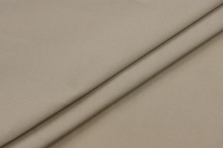 Ткань плательно-блузочная хлопок поплин однотонный, Maks Style, хлопок 100%, цвет бежевый, арт. 1159 D-4