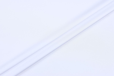 Ткань плательно-блузочная однотонная Армани шелк, Maks Style, цвет белый, арт 1132 D-1