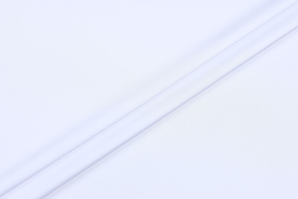 Ткань плательно-блузочная однотонная Армани шелк, Maks Style, цвет белый, арт 1132 D-1